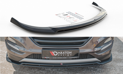 Maxton Front Ansatz für Hyundai Tucson Mk3 schwarz Hochglanz