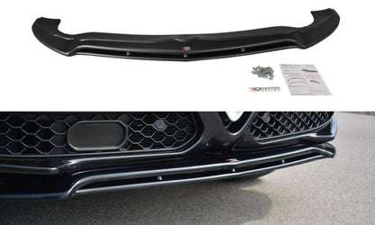 Maxton Front Ansatz V.2 für Alfa Romeo Stelvio schwarz Hochglanz