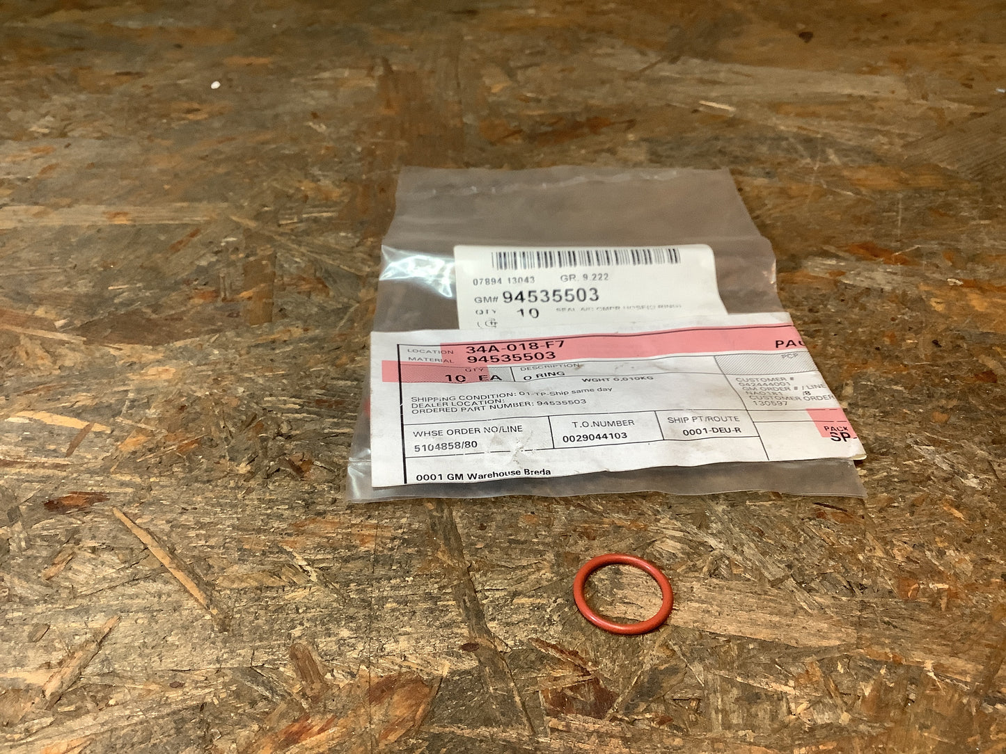 Chevrolet Spark O-Ring Klimaanlage Original GM NEU