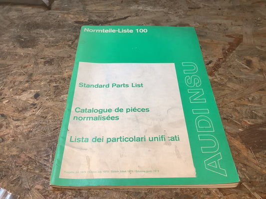 Normteile-Liste Audi NSU