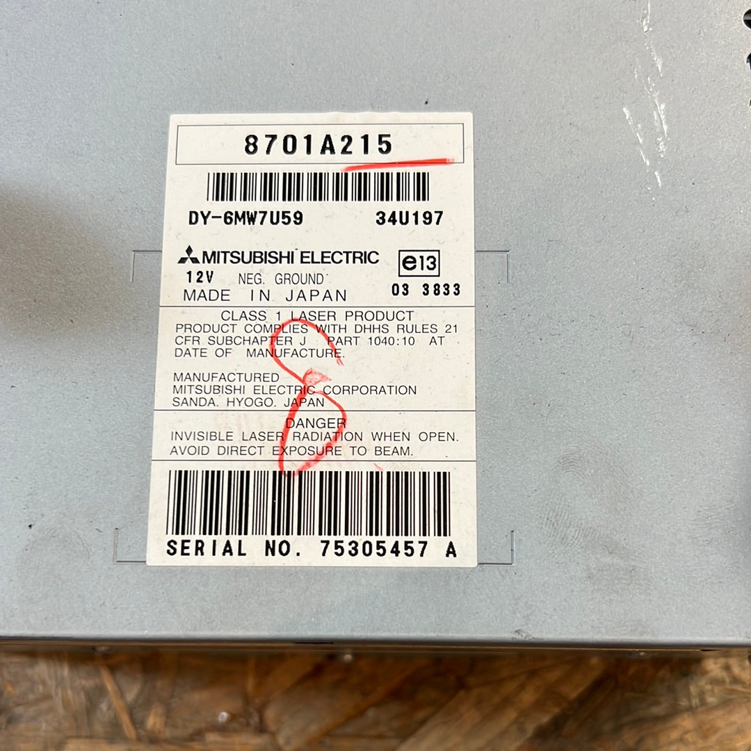 Original Mitsubishi Rockford Fosgate Outlander MMCS