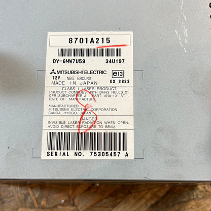 Original Mitsubishi Rockford Fosgate Outlander MMCS