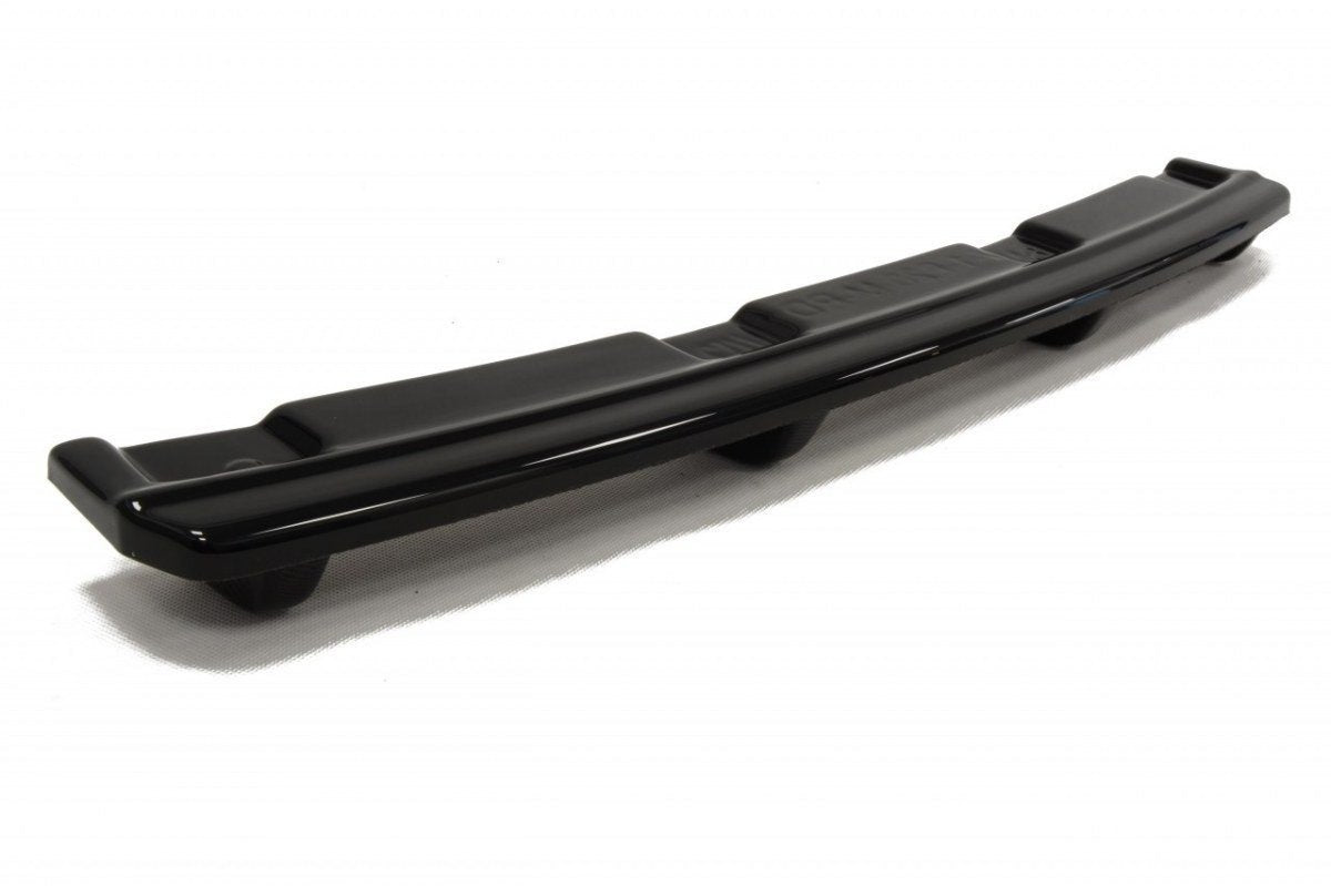 Maxton Mittlerer Diffusor Heck Ansatz für BMW 1er F20/F21 M-Power im DTM LOOK schwarz Hochglanz