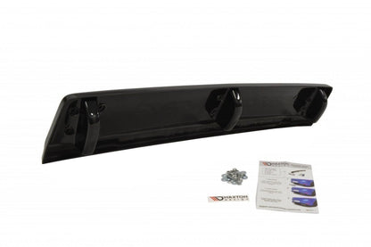 Maxton Mittlerer Diffusor Heck Ansatz für VW GOLF 7 R im DTM LOOK schwarz Hochglanz