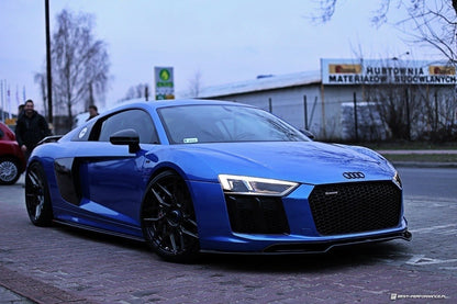 Maxton Front Ansatz V.2 für Audi R8 Mk.2 schwarz Hochglanz
