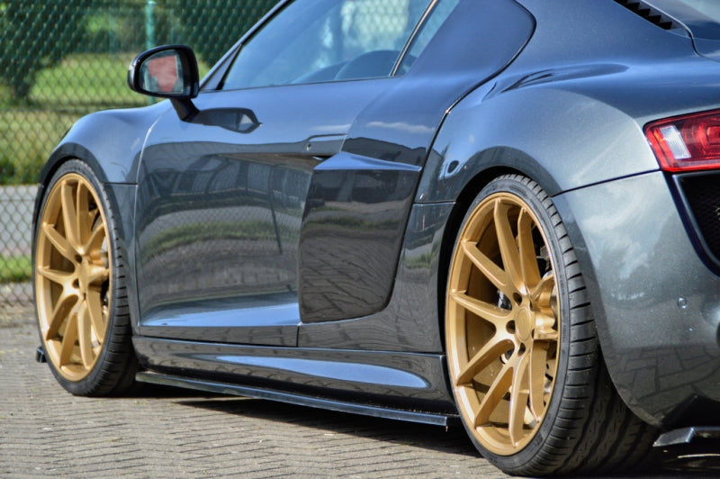 CUP Seitenschweller Audi RS4, B5 Bj.: 1999-2001 Schwarz Glanz
