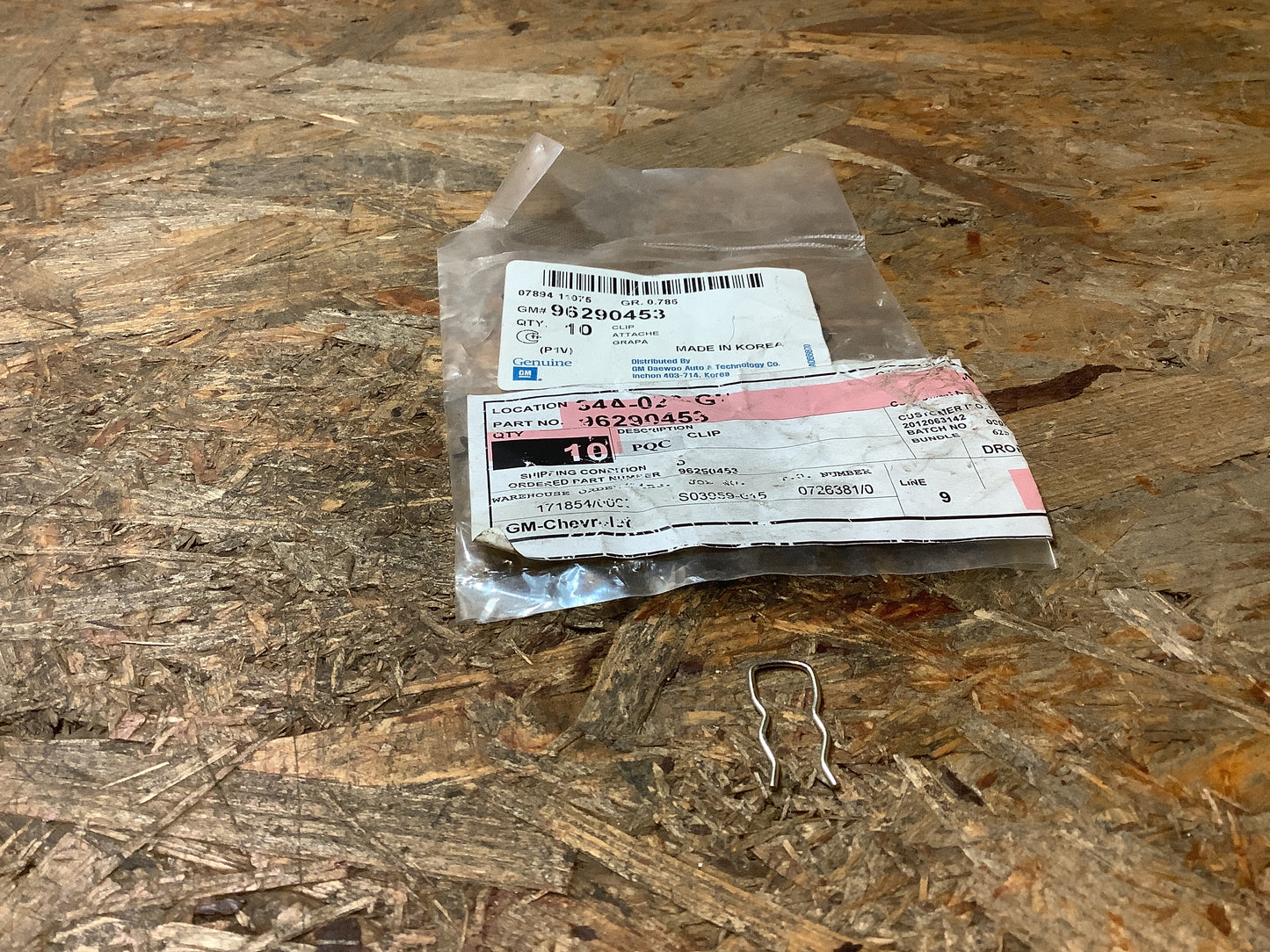 Chevrolet Lacetti, Optra Clip/Klemme Original GM NEU