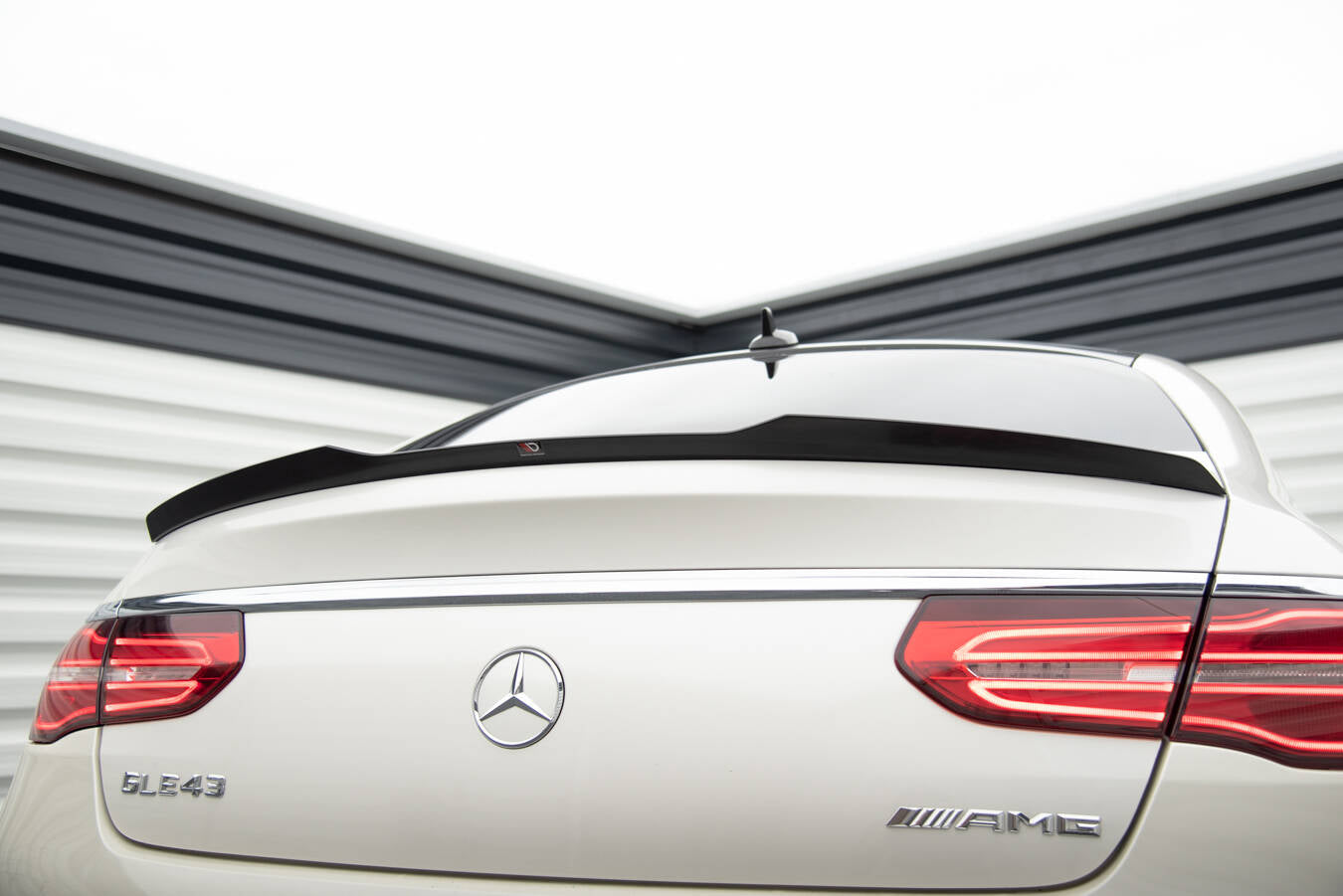 Maxton Spoiler CAP für Mercedes-Benz GLE Coupe 43 AMG / AMG-Line C292 schwarz Hochglanz