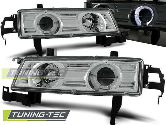 Tuning-Tec LED Angel Eyes Scheinwerfer für Honda Prelude 92-97 chrom