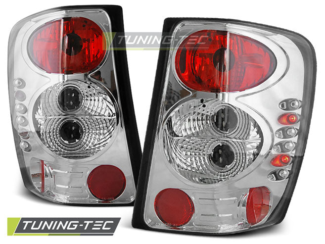 Tuning-Tec Rückleuchten für Chrysler Jeep Grand Cherokee (WJ) 99-05 chrom