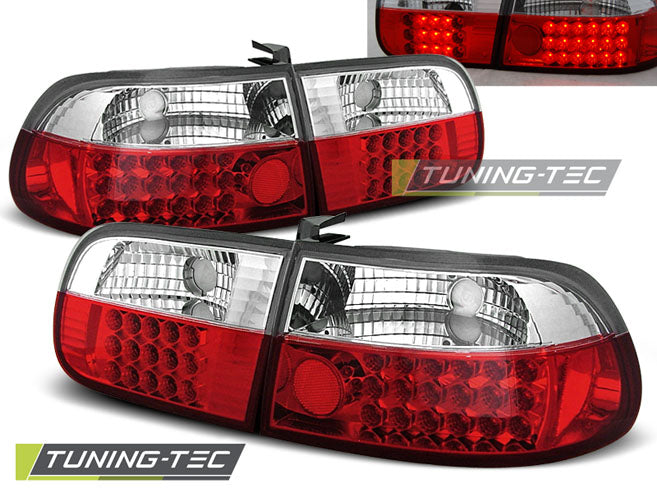 Tuning-Tec LED Rückleuchten für Honda Civic 3 Türer 91-95 rot/klar