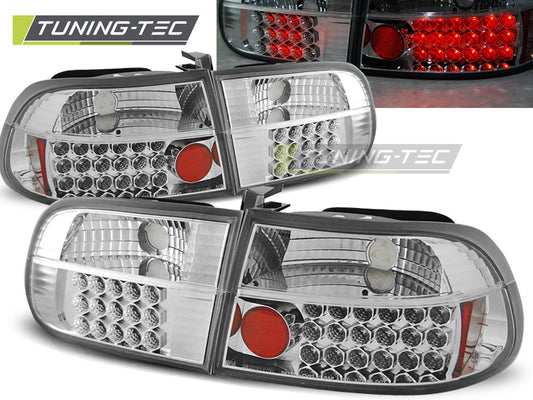 Tuning-Tec LED Rückleuchten für Honda Civic 3 Türer 91-95 chrom