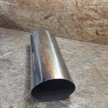 Diverse Fahrzeuge Endrohr oval 120x80(300) mit Absorber OHNE ABE original JOM NEU