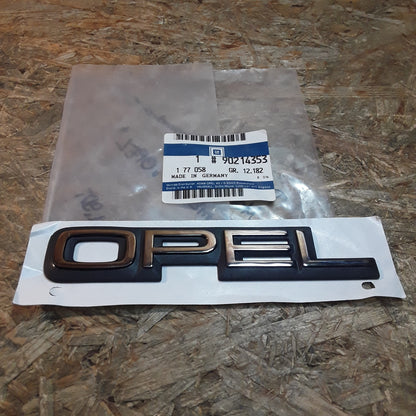 Rekord E Commodore C Monza Emblem "OPEL" original GM Opel NEU