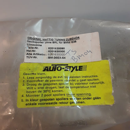 BMW E36 Limo Heckspoiler ohne BRL original AutoStyle NEU