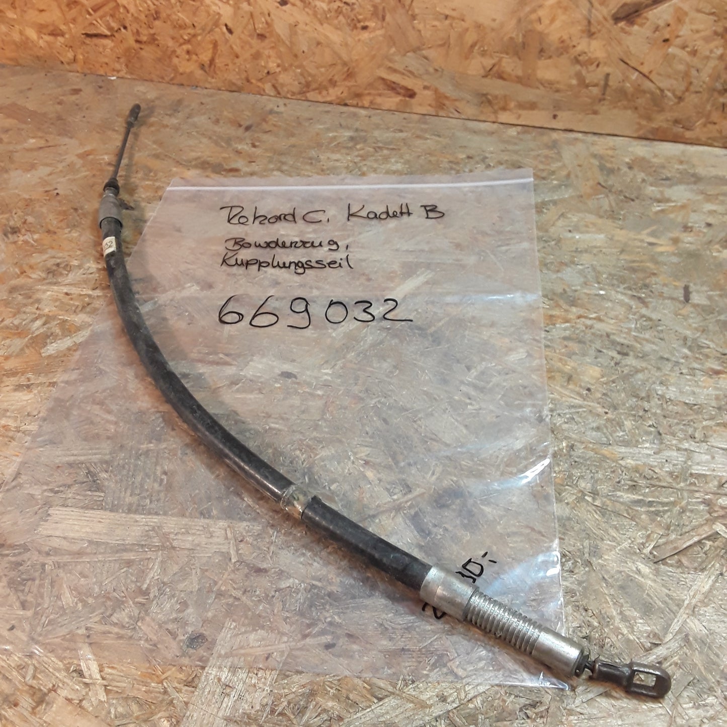 Rekord C Kadett B Bowdenzug Kupplungsseil original GM Opel NEU