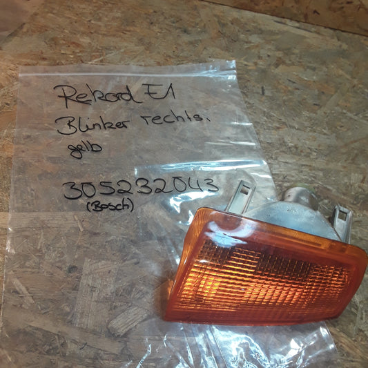 Rekord E1 Blinker rechts gelb original Bosch NEU