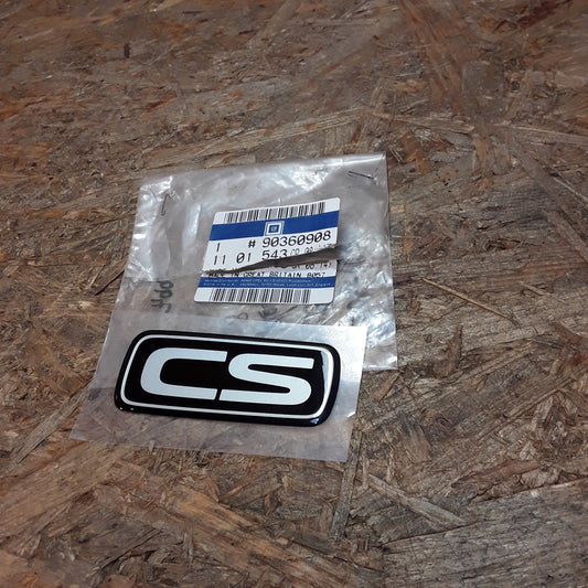 Kadett E Schriftzug "CS" original GM Opel NEU