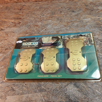 Divers Fahrzeuge Pedalaufsatz-Set silber original Sparco NEU