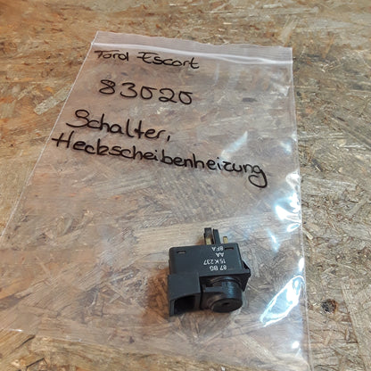 Ford Escort Schalter Heckscheibenheizung original Ford NEU