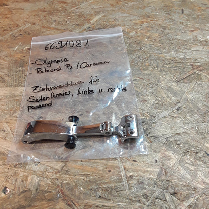 Olympia Rekord P1/ Caravan Ziehverschluss für Seitenfenster links u. rechts passend original Opel NEU