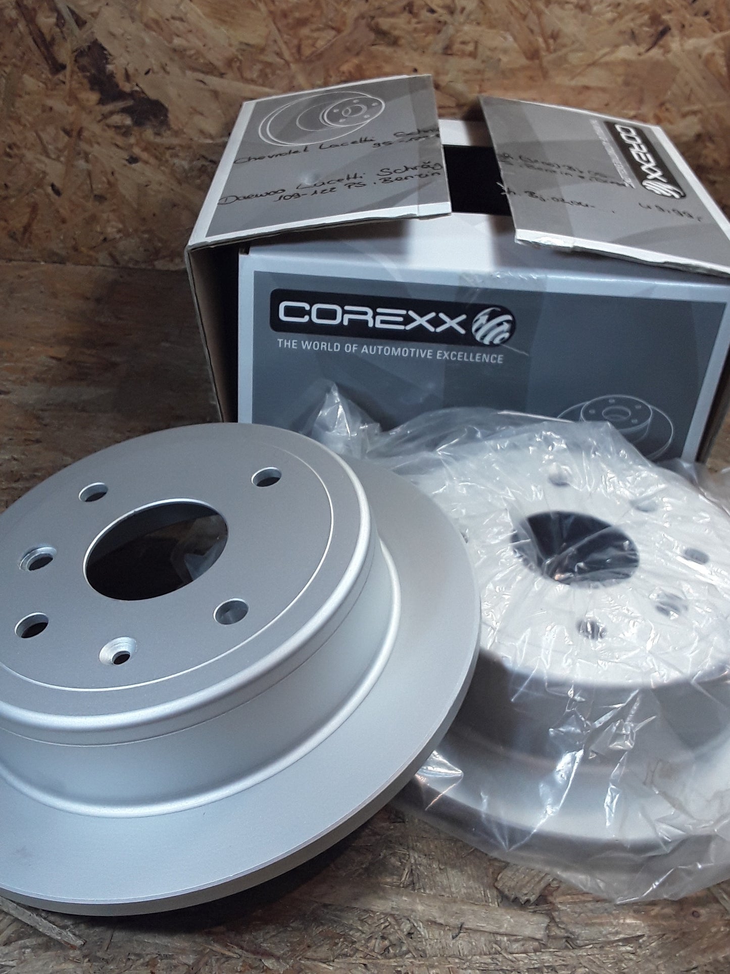 Chevrolet Lacetti Schrägheck (J200) Daewoo Lacetti Schrägheck Bremsscheibenset original Corexx NEU