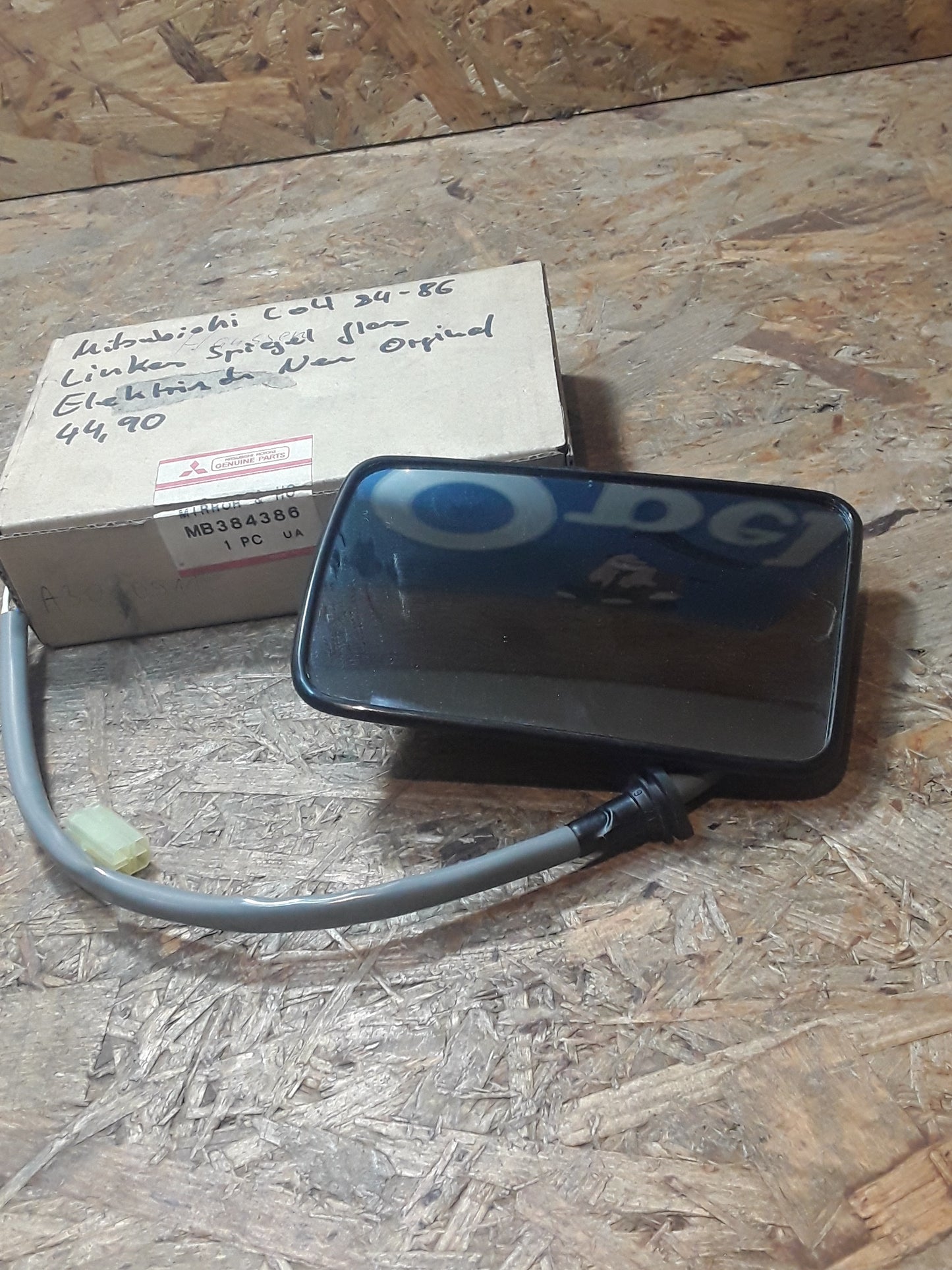 Mitsubishi Colt Bj 84-86 Spiegelglas links elektrisch original Mitsubishi NEU