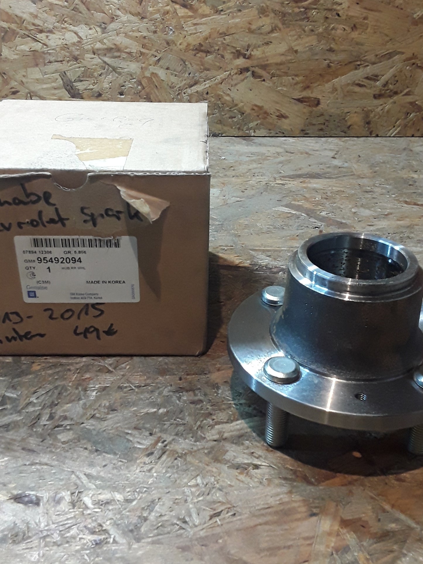 Chevrolet Spark Bj 13-15 Radnabe hinten original GM NEU