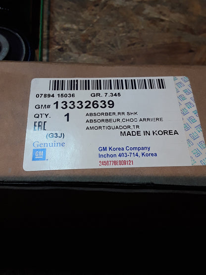 Chevrolet Cruze Astra G Stoßdämpfer hinten original GM NEU