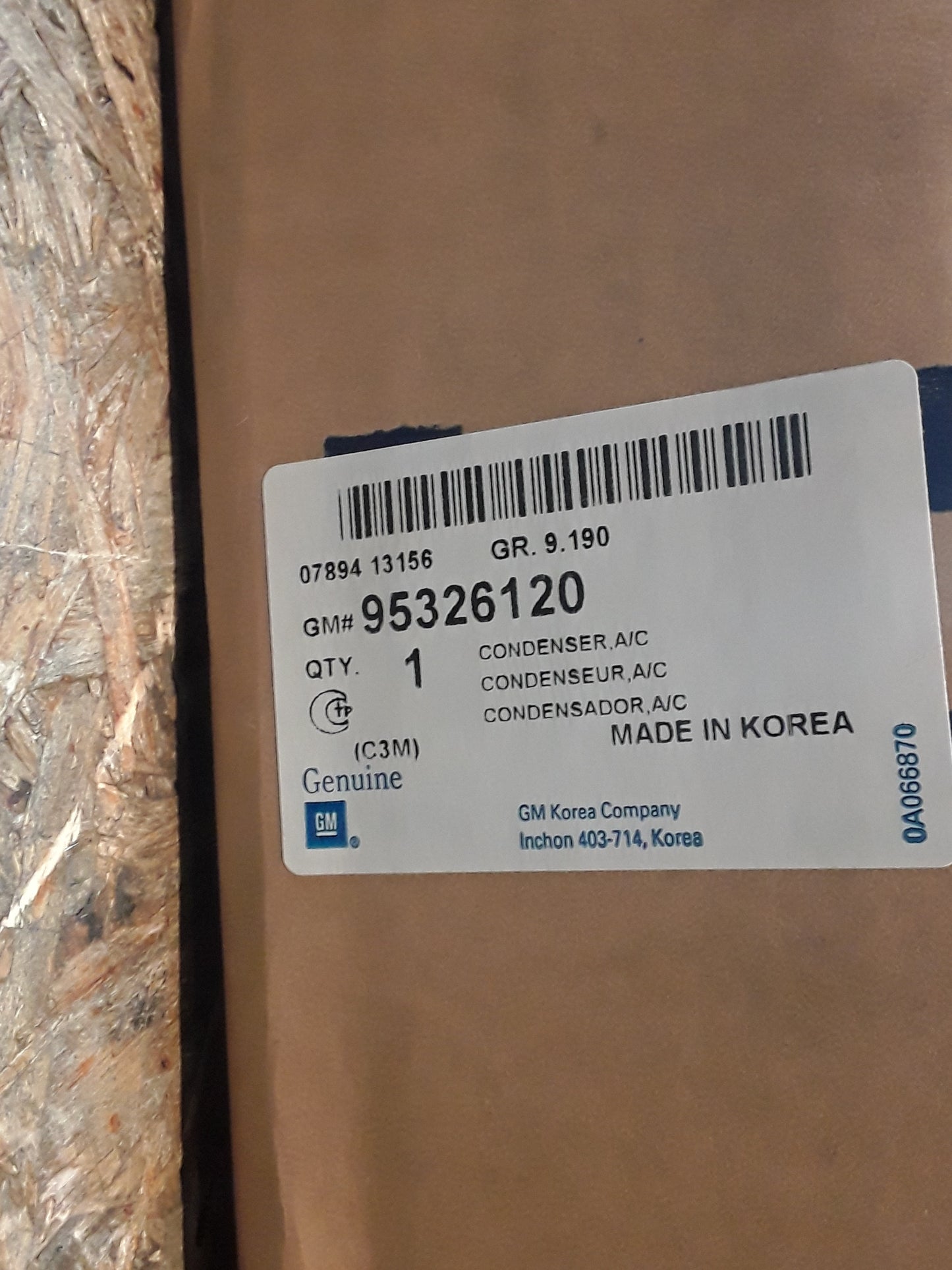 Chevrolet Spark 1.2 LT Klimakondensator original GM NEU