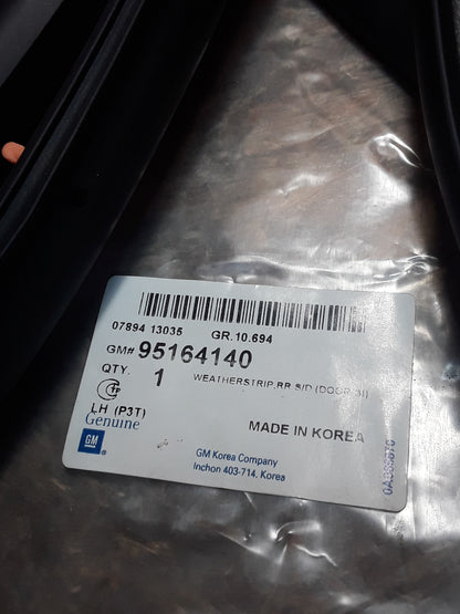 Chevrolet Sonic Türdichtungsgummi original GM NEU