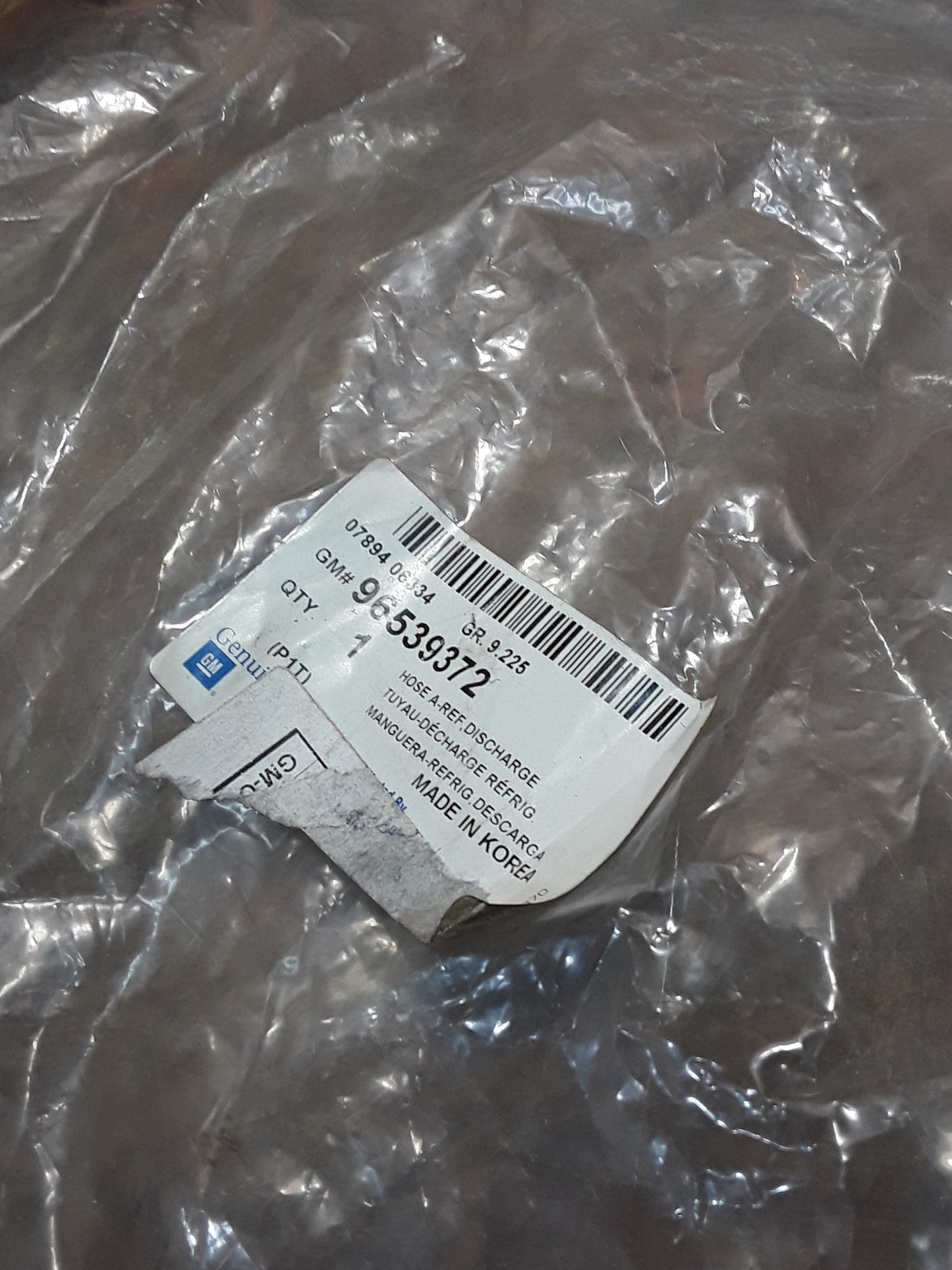 Chevrolet Aveo Klimaleitung an Klimaanlage original GM NEU