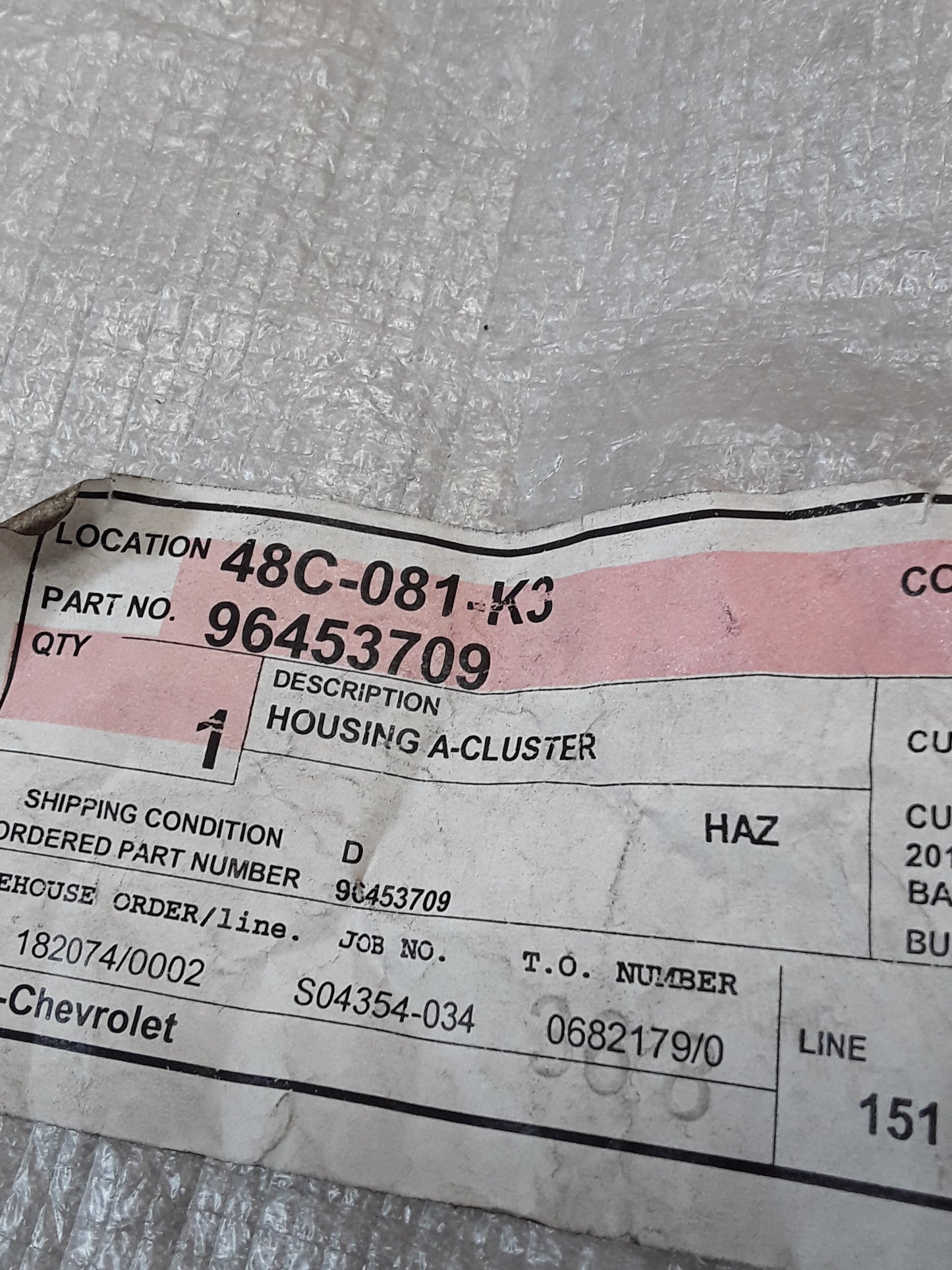 Chevrolet Lacetti Bj 03-13 Tachorahmen/ Lenkradabdeckung original GM NEU