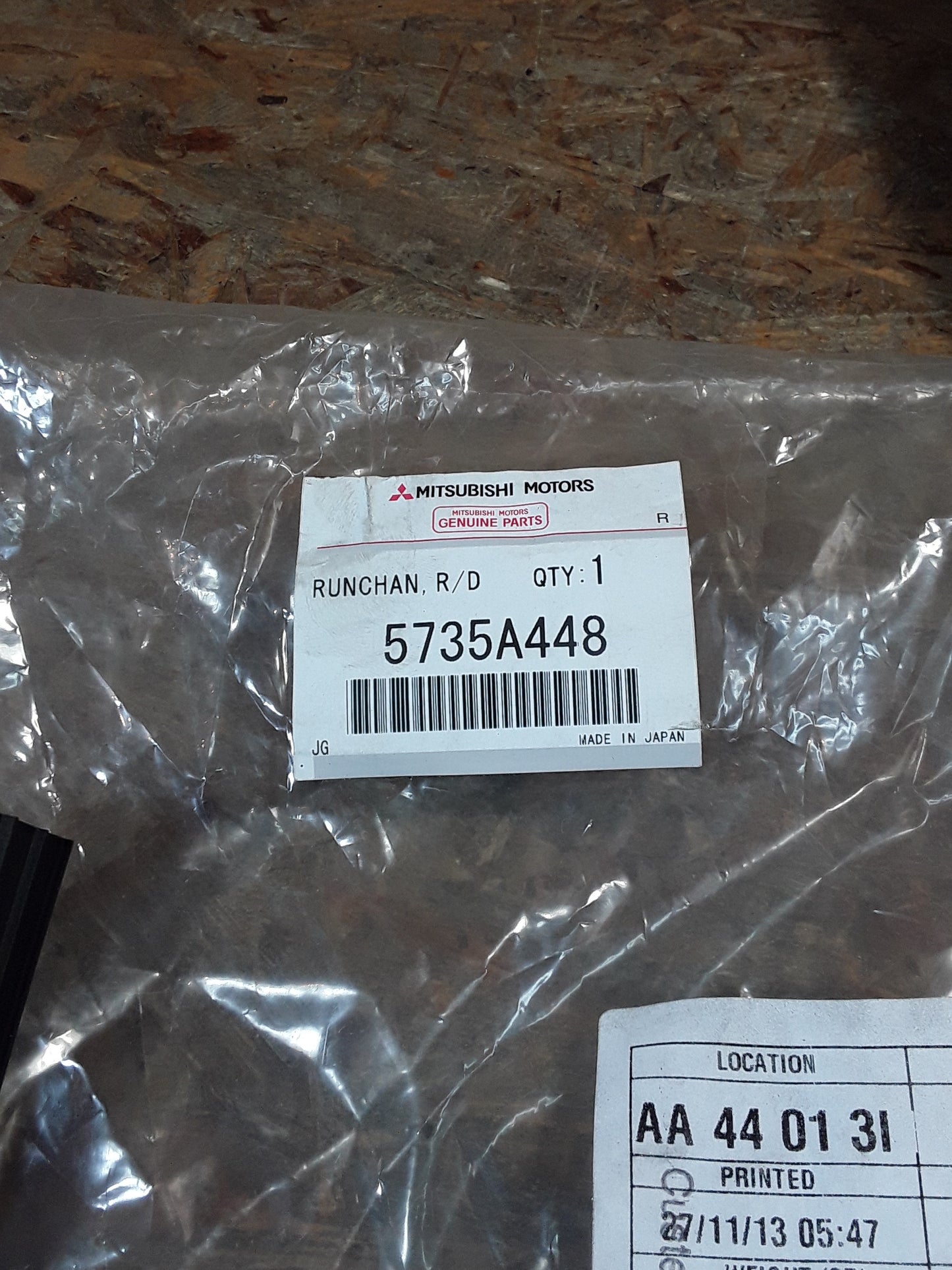 Mitsubishi Outlander Sport Dichtung Fensterkanal hinten unten original Mitsubishi NEU