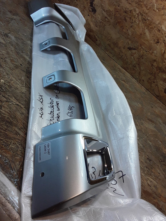 Mitsubishi ASX Schutzdekor hinten unten an Stoßstange original Mitsubishi NEU