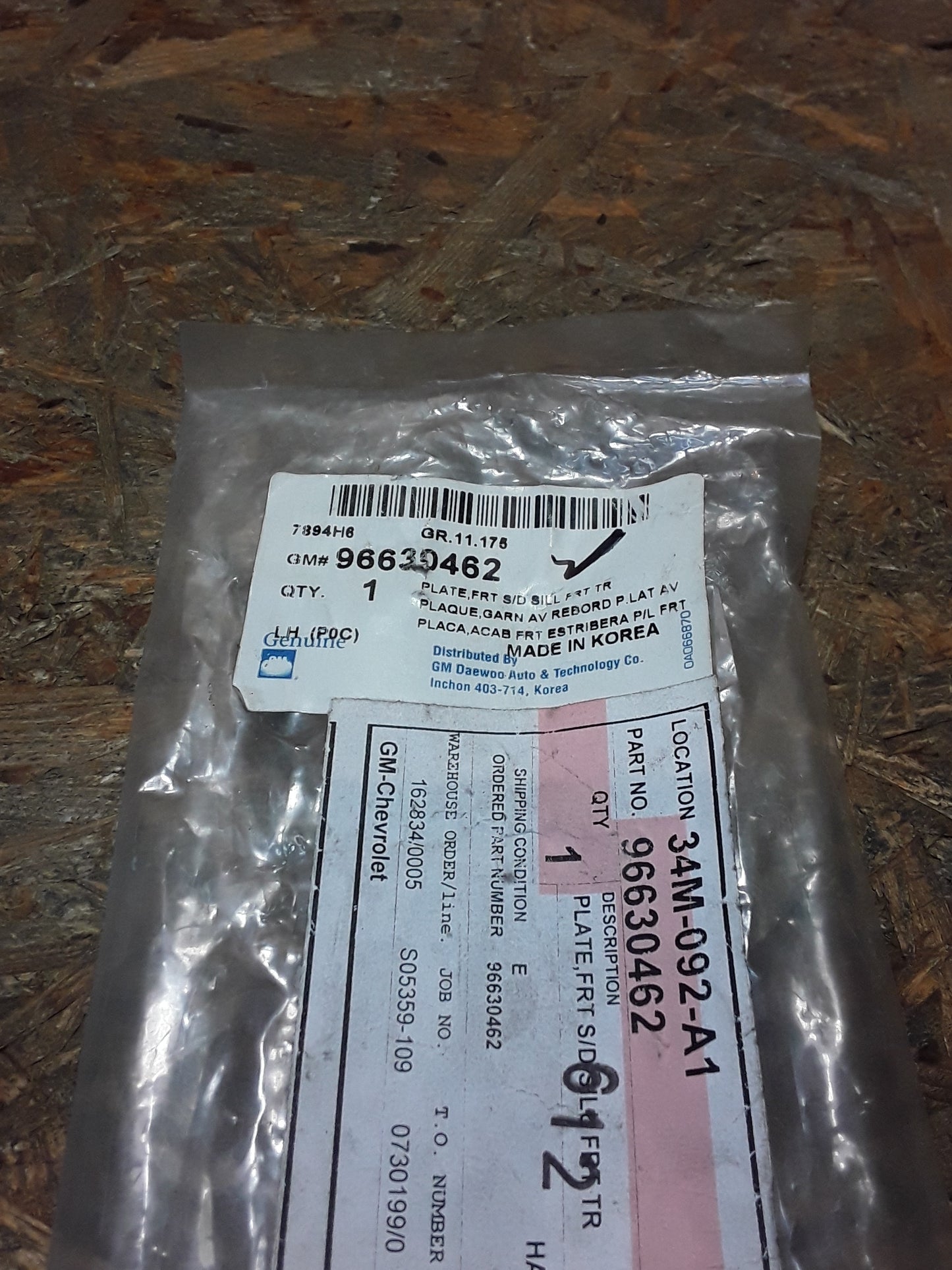 Chevrolet Captiva C100 Zierleiste Einstieg original GM NEU