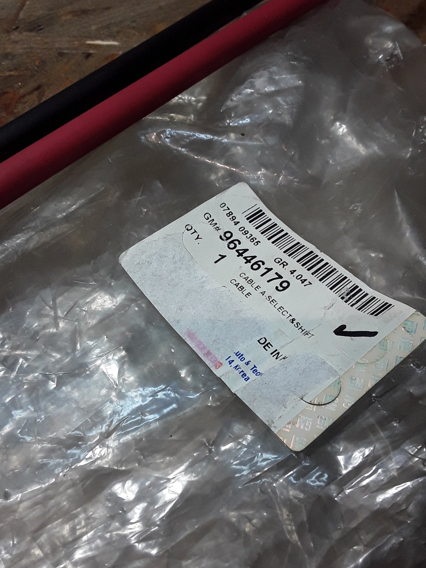 Chevrolet Kalos Seilzug Schaltgetriebe original GM NEU