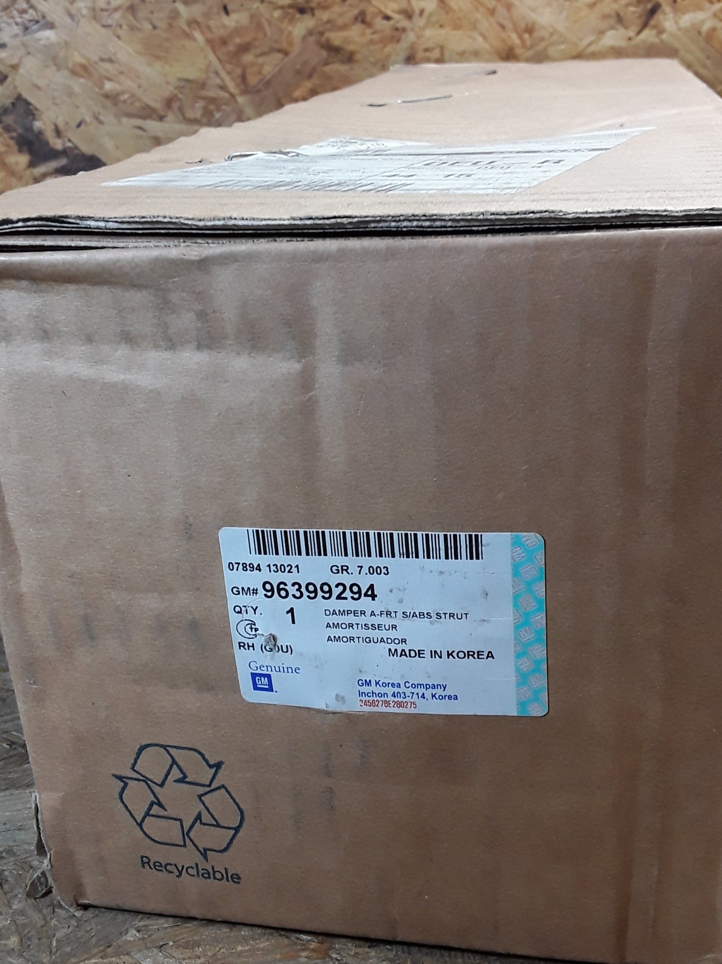 Chevrolet Rezzo Daewoo Rezzo Stoßdämpfer V.R original GM NEU