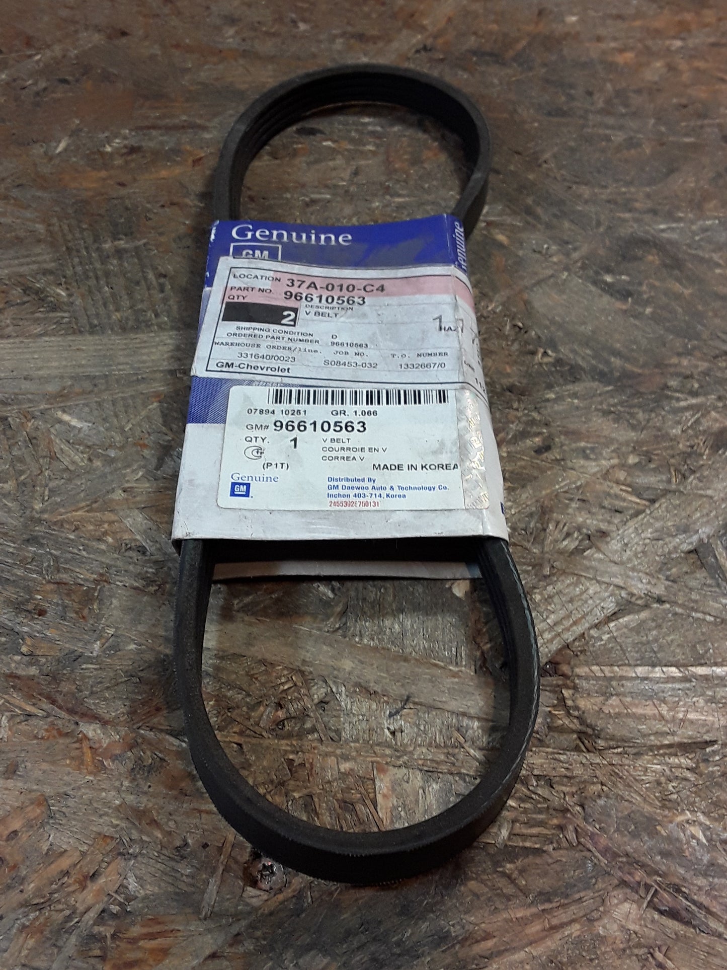 Chevrolet Aveo Daewoo Kalos Keilrippenriemen original GM NEU