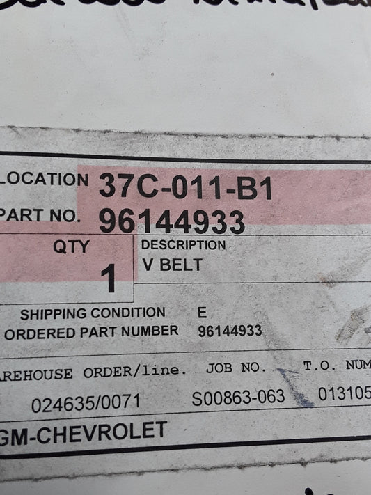 Chevrolet Lanos Daewoo Nexia Lanos Keilrippenriemen original GM NEU