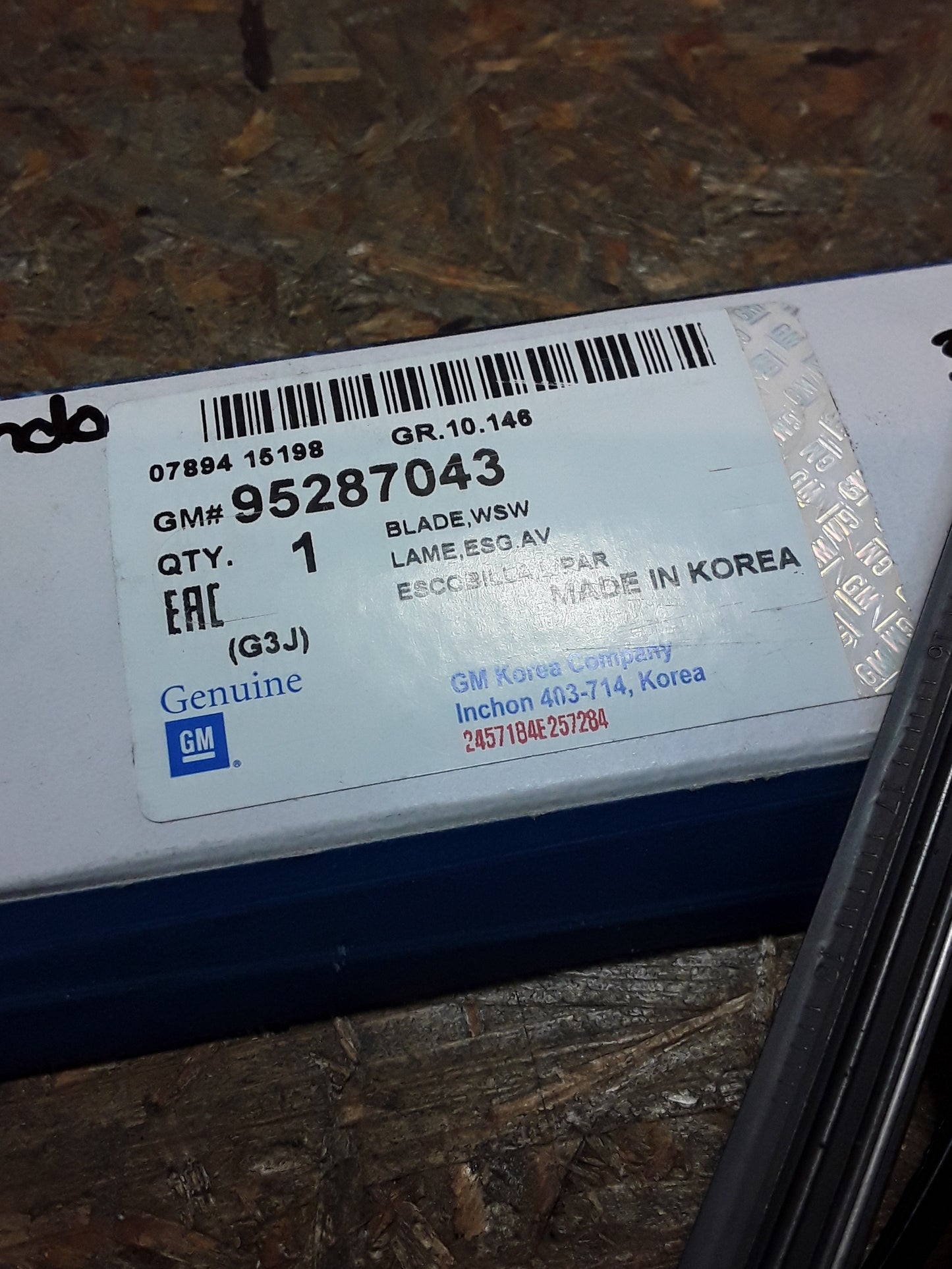 Chevrolet Orlando Bj 13-17 Scheibenwischerblatt original GM NEU