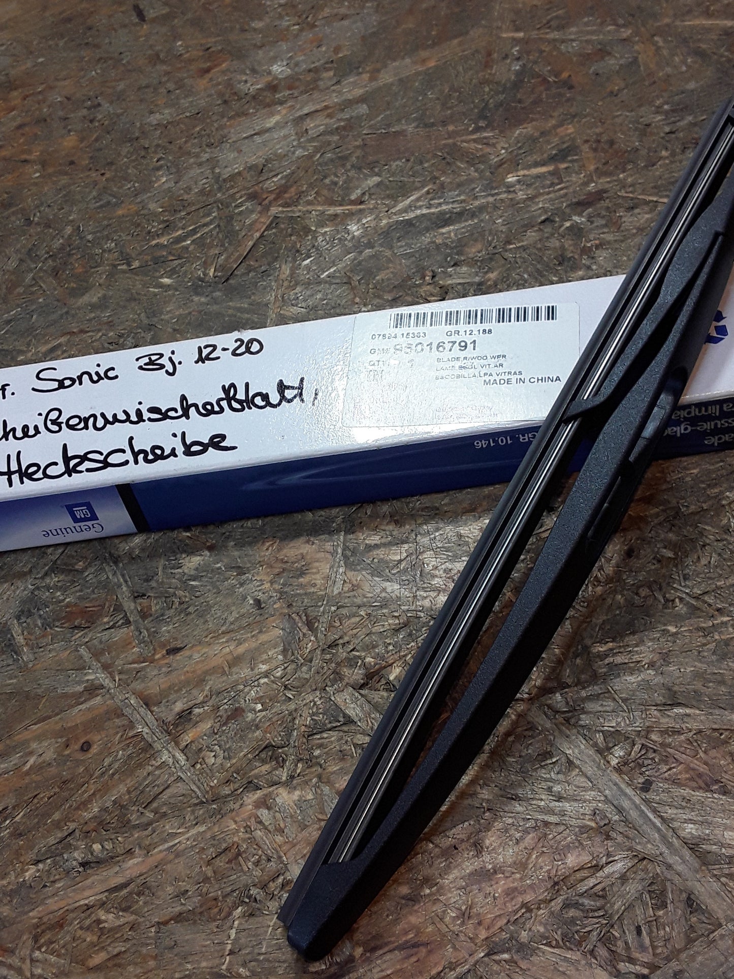 Chevrolet Sonic Bj 12-20 Scheibenwischerblatt Heckklappe original GM NEU