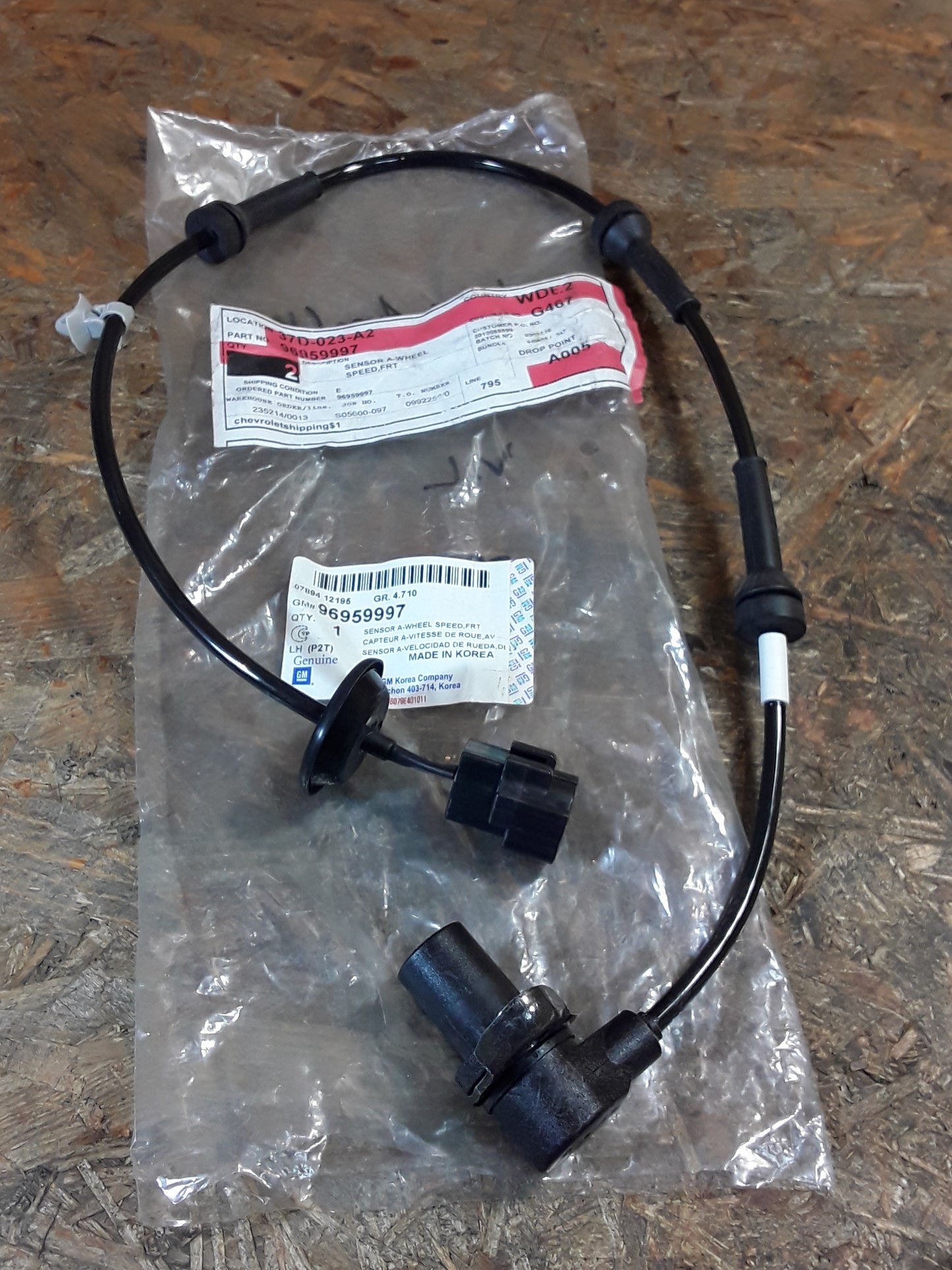 Chevrolet Aveo/ Kalos Raddrehzahlsensor V.L original GM NEU
