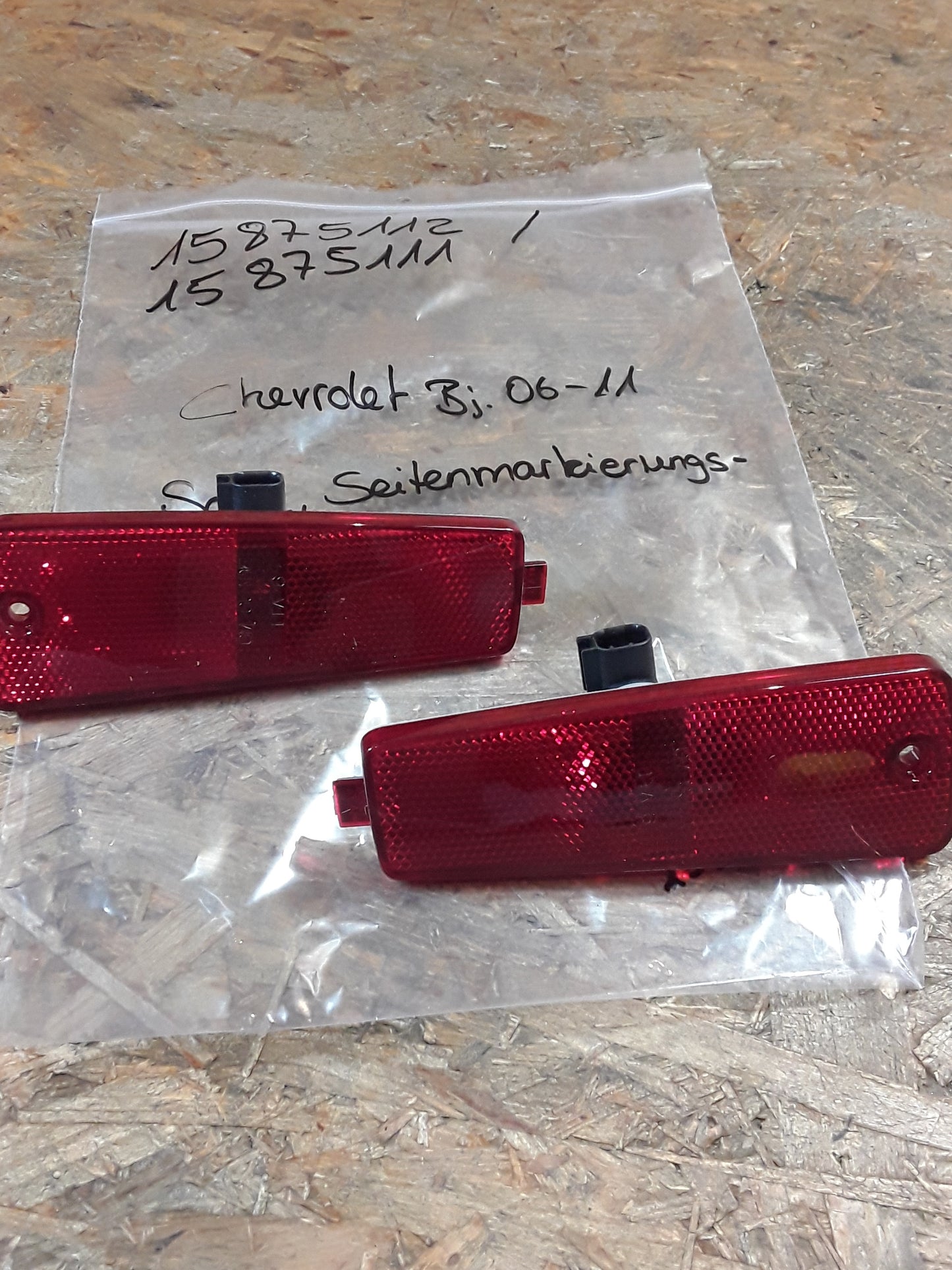 Chevrolet Bj 06-11 Satz Seitenmarkierungsleuchten r+l original GM NEU