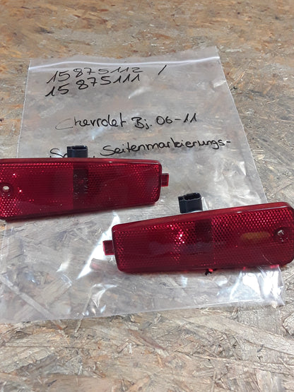 Chevrolet Bj 06-11 Satz Seitenmarkierungsleuchten r+l original GM NEU