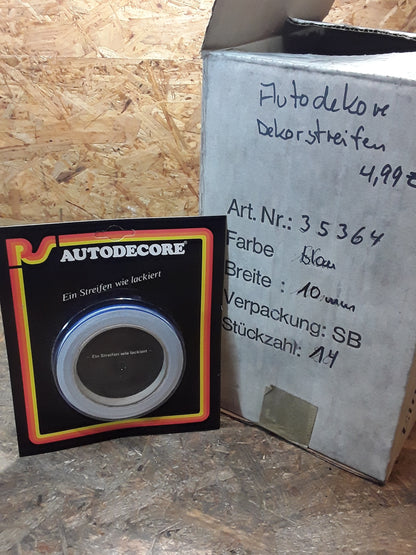 Dekorstreifen blau, 10mm Breite original Autodekor NEU