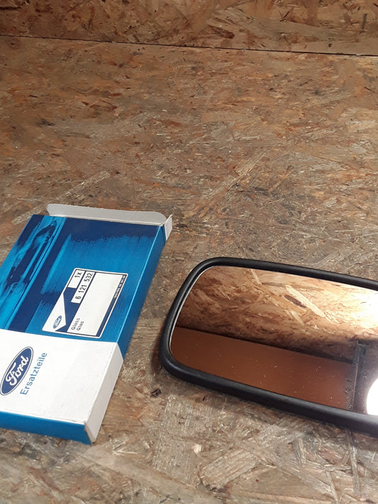 Ford Fiesta ll Bj 83-88 Spiegelglas links original Ford NEU