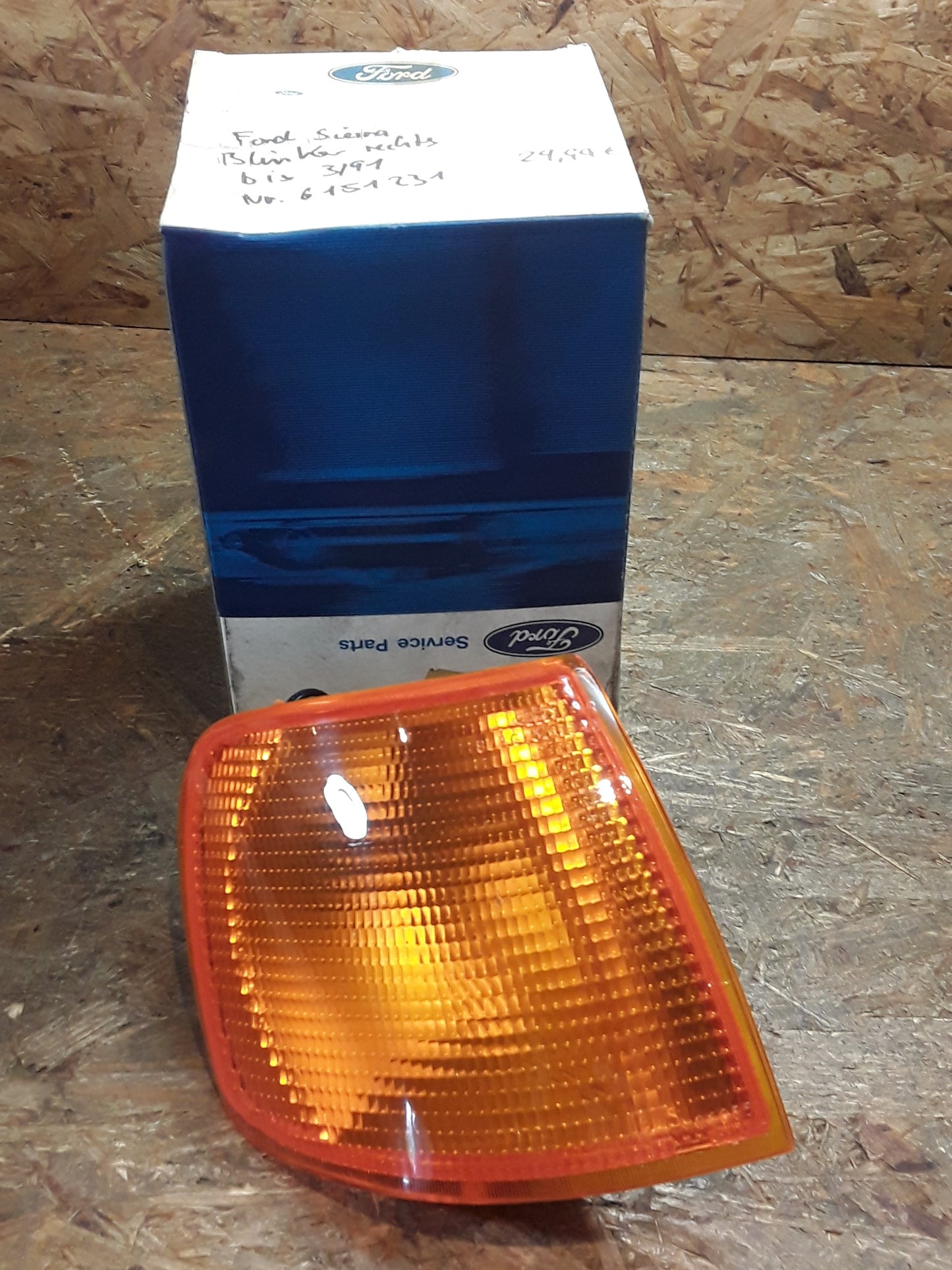Ford Sierra Blinker rechts Bj bis 03.91 Original Ford NEU