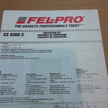 Ford V6 / Mazda V6 Umrüstdichtungssatz original Fel-Pro NEU