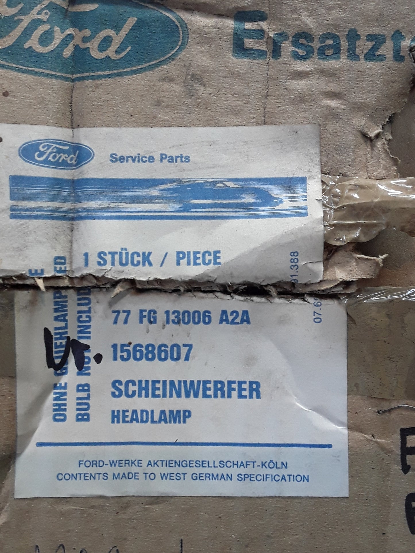 Ford Fiesta l Scheinwerfer links original Ford NEU